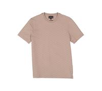 EMPORIO ARMANI T-Shirt Herren Slim Fit Kurzarm Rundhals Baumwolle beige, XL