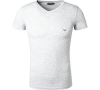 EMPORIO ARMANI T-Shirt Herren V-Ausschnitt Baumwolle grau, 5 (M)