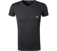 T-Shirt, V-Ausschnitt , Emporio Armani , Herren , Schwarz