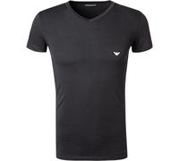 EMPORIO ARMANI T-Shirt Herren V-Ausschnitt Baumwolle schwarz, 5 (M)