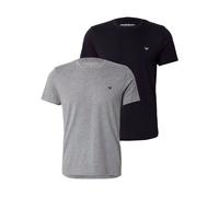 Emporio Armani Herren T-Shirt Endurance 2er-Pack Regular Fit Rundhals Schwarz XL