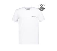 EMPORIO ARMANI T-Shirts Herren Rundhals Baumwolle weiß, 7 (XL)
