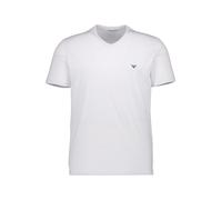 EMPORIO ARMANI T-Shirts Herren V-Ausschnitt Baumwolle weiß, 4 (S)