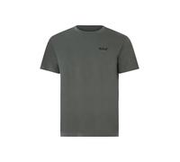 EMPORIO ARMANI Man Patch Stickerei Rundhals T-Shirt Grau M, Kletter-Efeu, M