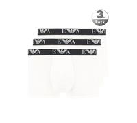 Emporio Armani Trunks Baumwolle Weiß Herren Größe S 4er-Pack