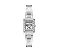 Emporio Armani Watch for Women, Quartz Movement and 31mm Case Size with Stainless Steel, Leather or Silicone Strap Silberfarben, 20MM