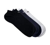 Emporio Armani Underwear Men's 3-Pack In-Shoe Socks, White-Black-Marine, S/M