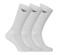 Emporio Armani Herren of Sporty Terry Cloth 3 Pack Medium Socks, Weiß, Einheitsgröße EU
