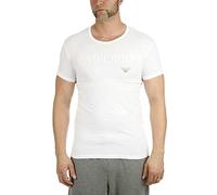 Emporio Armani Underwear Herren 111035CC716 Schlafanzugoberteil,per Pack Weiß (Bianco 00010),Large