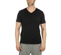 Emporio Armani Underwear Herren Pure Cotton T-shirt (2-er Pack),Schwarz (Nero/Nero 07320), M EU