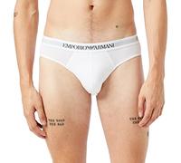 Emporio Armani Underwear Herren Slip 111321CC722, 2er Pack, Gr. X-Large, Weiß (BIANCO/BIANCO 04710)