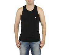 Emporio Armani Underwear Herren Tank Iconic Logoband Schlafanzugoberteil, Schwarz, XL