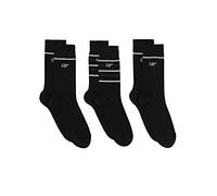 Emporio Armani Underwear mens Gifting 3 Pack Short Socks, Black/Grey, TU (3er Pack)