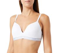 Emporio Armani Underwear Damen Bra Iconic Cotton Push-Up-BH, Weiß 1, 34A