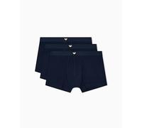 Emporio Armani Essential Logolabel Trunk Boxershorts 3 Einheiten L Navy / Navy / Navy