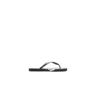 EMPORIO ARMANI Unisex Bold Eagle Logo Flip Flops, BLACK+WHITE, 39