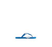 EMPORIO ARMANI Unisex Bold Eagle Logo Flip Flops, ROYAL+WHITE, 43
