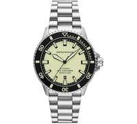 Emporio Armani Herren Analog Mechanisches Handaufzugswerk Uhr mit Edelstahl Armband AR60083