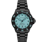 Emporio Armani Herren Analog Mechanisches Handaufzugswerk Uhr mit Edelstahl Armband AR60084