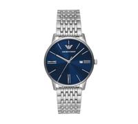 Emporio Armani Herren Analog Quarz Uhr mit Edelstahl Armband AR11674