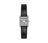Emporio Armani Watch for Women, 20mm Quarz-Zweizeigerwerk mit Edelstahl- oder Lederarmband
