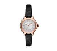 Emporio Armani Watch for Women, 32mm Quarz-Dreizeigerwerk mit Lederarmband