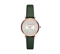 Emporio Armani Watch for Women, 32mm Zwei-Zeiger-Quarzwerk mit Leder- oder Stoffarmband