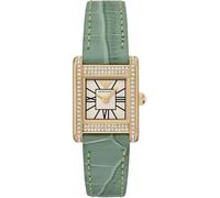 Emporio Armani Damen Analog Quarz Uhr mit Leder Armband AR11661