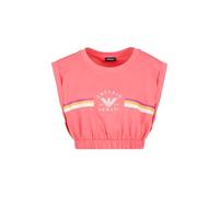 EMPORIO ARMANI Woman Logo Band Crop Top Pink XL, neon pink, 46