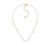 Emporio Armani Damen-Edelstahl- oder Sterlingsilber-Halskette mit Karabinerverschluss, Sonnenaufgang Gold