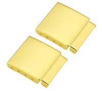 EMSea 2 Stück 22 Mm Uhrenarmband-Verlängerung Verlängerungsband Verschlussverlängerung Gebürsteter Stahl Zusätzliches Zusätzliches Einstell- Und Reparaturzubehör für Uhrmacher Gold