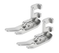 EMSea 2 Stück Nähmaschinen-Nähfüße 45321 10 Mm Breiter Nähfuß mit Niedrigem Schaft Und Geradem Stich Kompatibel mit Brother Kompatibel mit Kenmore Kompatibel mit Singer