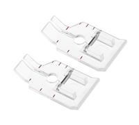 EMSea 2 Stück Quilt-Nähfuß, kompatibel mit Singer, kompatibel mit Brother 1/4 Zoll Quilting/Nähfuß, Nähfuß, Nähmaschinen-Nähfüße