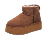 emu Australia EMU Stinger Micro Flatform Stiefel braun Plateau Boots für Damen, braun, Größe 37 EU