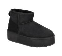 emu Australia EMU Stinger Micro Flatform Stiefel schwarz Plateau Boots für Damen, schwarz, Größe 37 EU