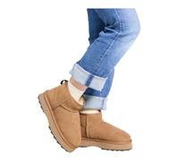 EMU Australia Winterstiefel Sharky Micro Flatform (Lammfell, Plateausohle) braun Damen, Größe Euro (US) 38 (7)