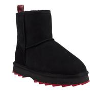 EMU Australia Winterstiefel Sharky Mini (Schafsfell, gezähnte Gummiaußensohle) schwarz/cherry Damen, Größe Euro (US) 40 (9)