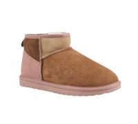 EMU Australia Winterstiefel Stinger Micro Patchwork (Fütterung aus Schaffswolle) kastanienbraun/rosa Damen, Größe Euro (US) 41 (10)
