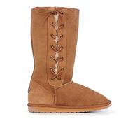 EMU Australia Women's Platinum Hi Lace Sheepskin Boot, Chestnut, Size 39