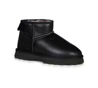 EMU Australia Women's Sharky Micro Town Sheepskin Ankle Boot, Black, Size 40
