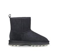 EMU Australia Women's Sharky Mini Sheepskin Boot, Dark Grey/Transparent, Size 39