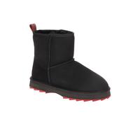 EMU Sharky Mini Stiefel schwarz rot Lammfell Boots - Größe 40