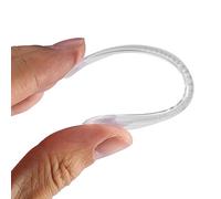 EMUKOEP N 11×7×1 2 Stück Neues Nützliches Gel Rutschfestes Anti-Verschleiß-Silikon Transparentes High-Heel-Aufkleber-Kissen für Damen-High-Heels, das -Gel Anzieht