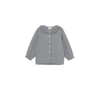 EN FANT ENShirt Woven Mädchen Bluse Shirtbluse Tunika 100% Baumwolle Regular Fit, Farbe: Tradewinds (7437), Größe: 140