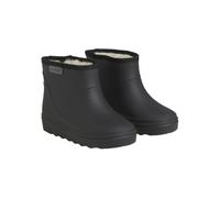 En Fant Kinder Gummistiefel mit kurzem Schaft und Schurwollfell, black Gr.21