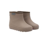En Fant Kinder Gummistiefel mit kurzem Schaft und Schurwollfell pine bark Gr.23