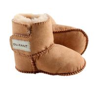 EN FANT Lammfellschuhe mit Klettverschluss 17 hellbraun