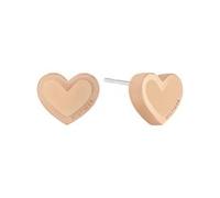 Enamel Hearts Ohrstecker aus rosévergoldetem Edelstahl