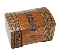 Enchanted World of Boxes Schmuckkästchen mit Schloss und Schlüssel, polnisch, handgefertigt, Messing