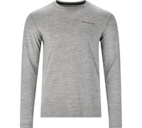 Endurance Herren Abdon Melange L/S Tee grau L